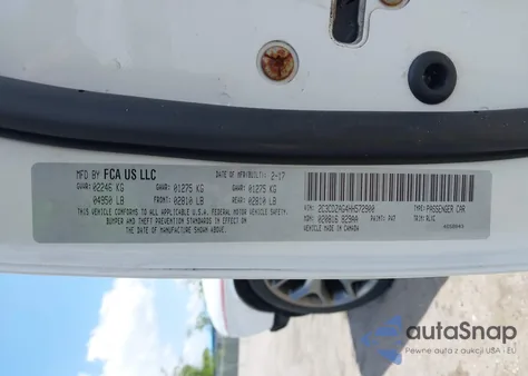 2017 Dodge Challenger Sxt Plus z USA, uszkodzony, nr VIN 2C3CDZAG4HH572900